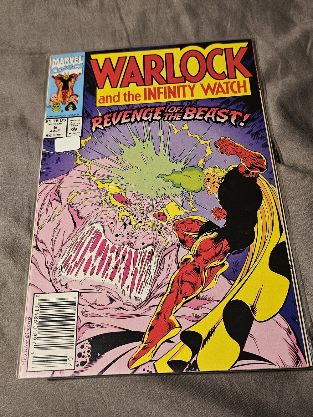 Marvel Warlock Comic Book Vintage